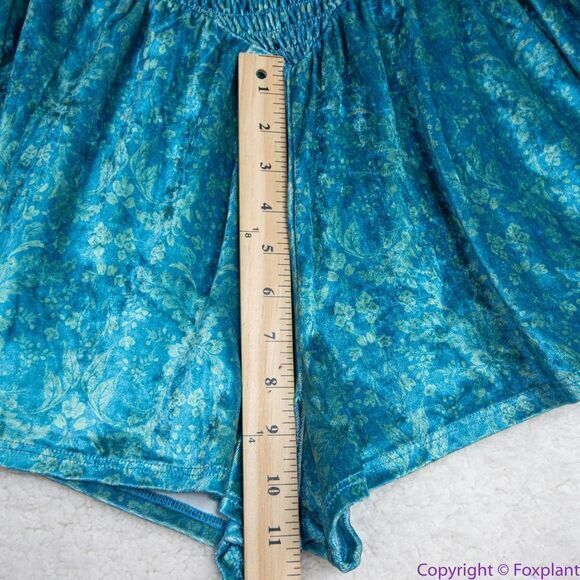 NEW Free‎ People Bali Tightrope Romper In Turquoise Combo, M - Picture 15 of 16